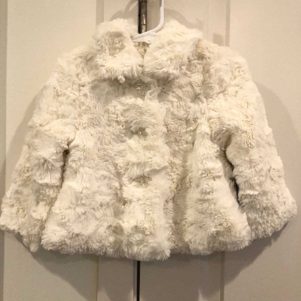 Old Navy Faux Fur Baby Girl Coat